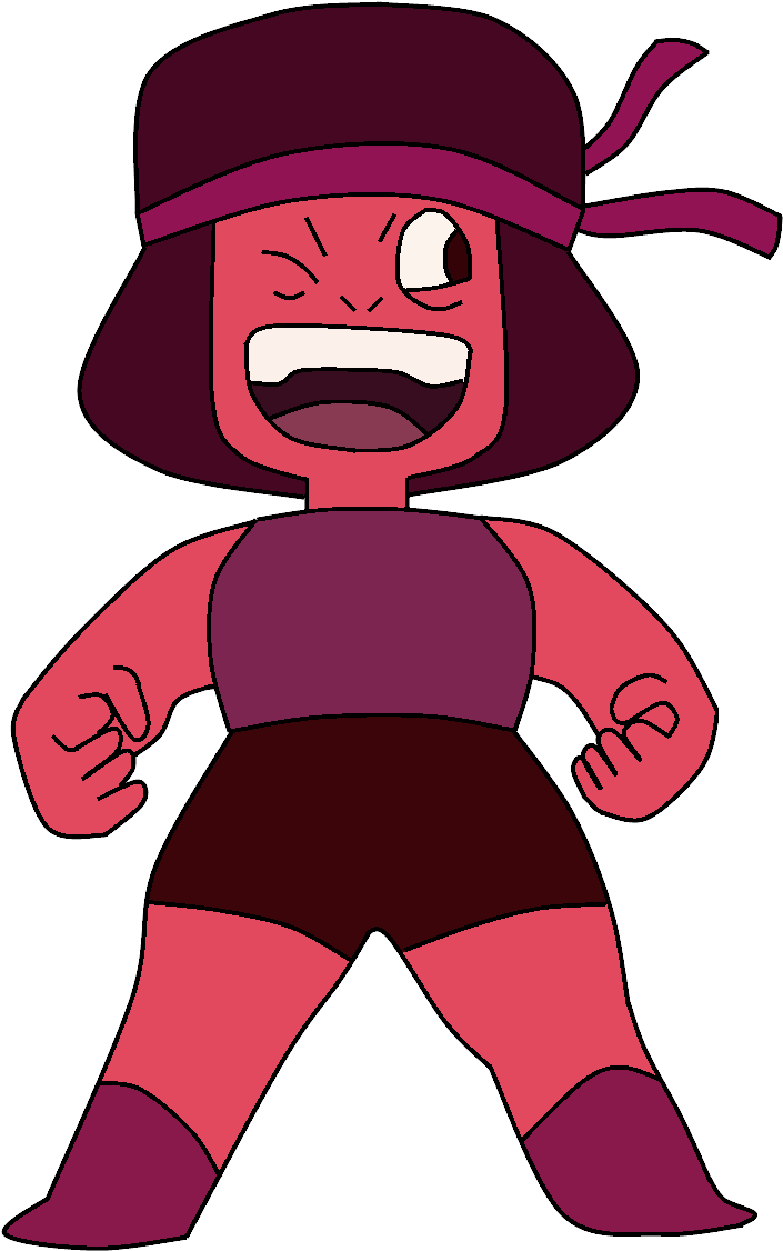 Ruby Happy Png Perlen297 - Steven Universe Ruby Png (774x1194), Png Download