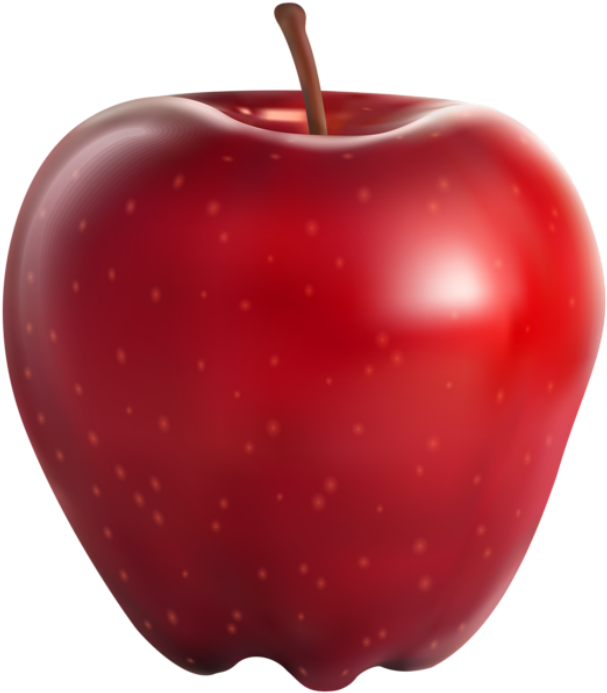 Imagem De Frutas Maçã Png - Apple Transparent Clipart (614x698), Png Download