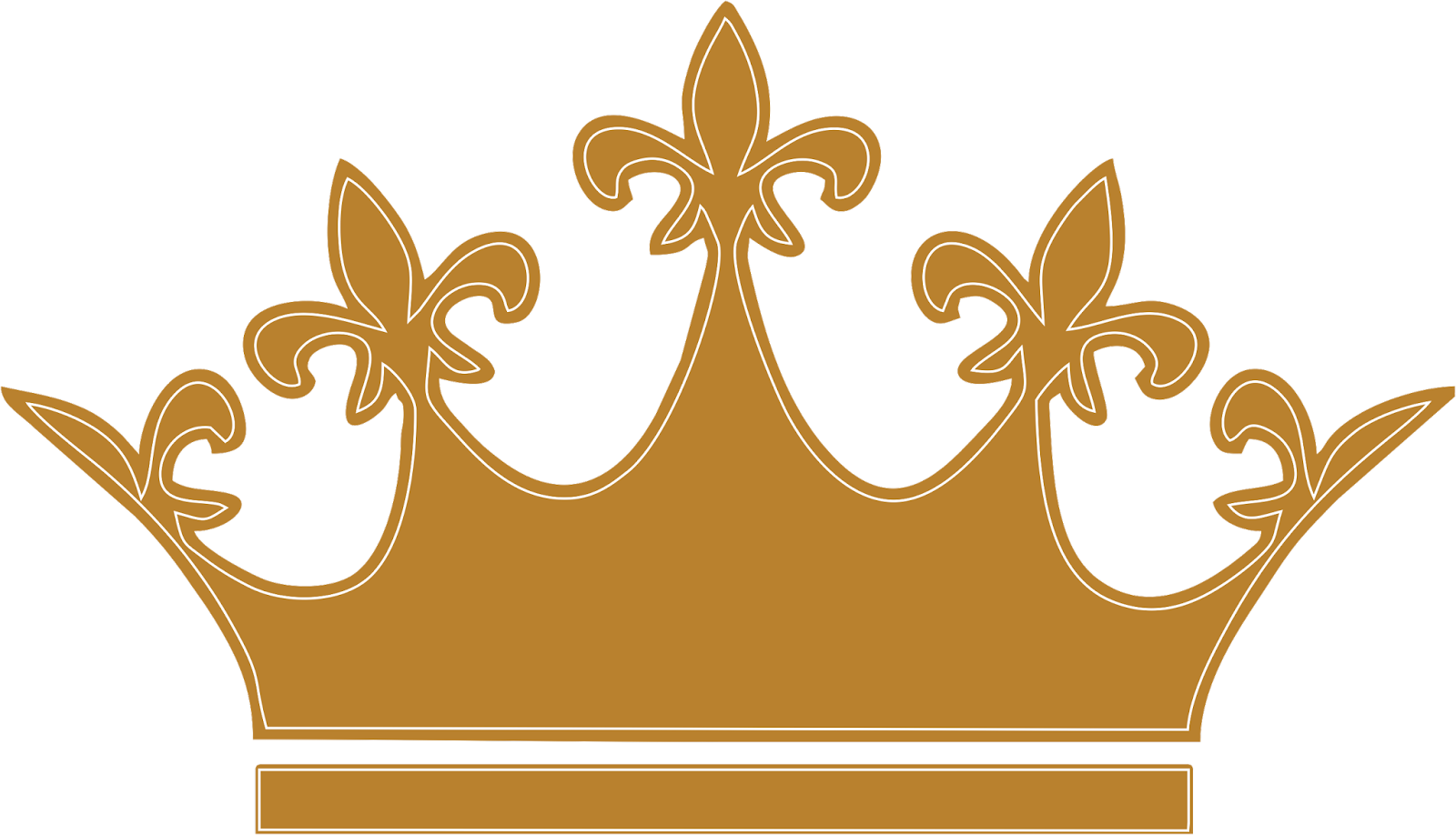 Coroa Imagem Para Montagens Digitais - Crown Silhouette Png (1600x918), Png Download