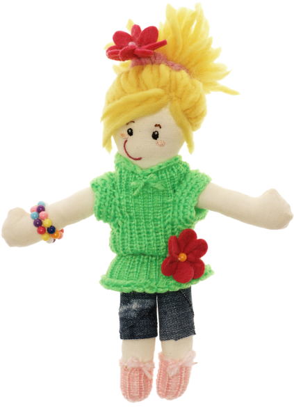 Cotton Doll "voodoo" - Blanko-stoffpüppchen Zum Selbstgestalten Sunnysue (431x600), Png Download