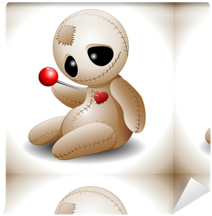 Voodoo Doll Cartoon In Love-bambola Voodoo Amore E - Cute Voodoo Doll Girl (400x400), Png Download