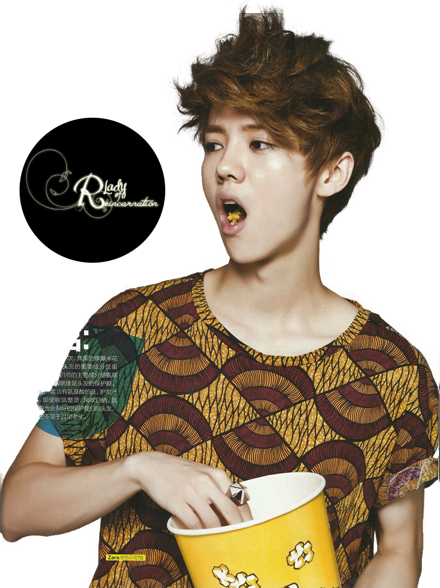 Thank You So Much For Staying With Me Through This - Luhan Popcorn (900x1204), Png Download