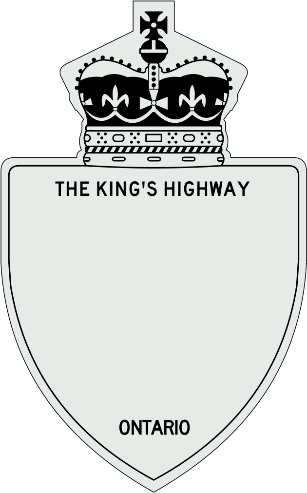 1960 Ontario King's Highway Blank - Highway 2 Ontario (632x1023), Png Download