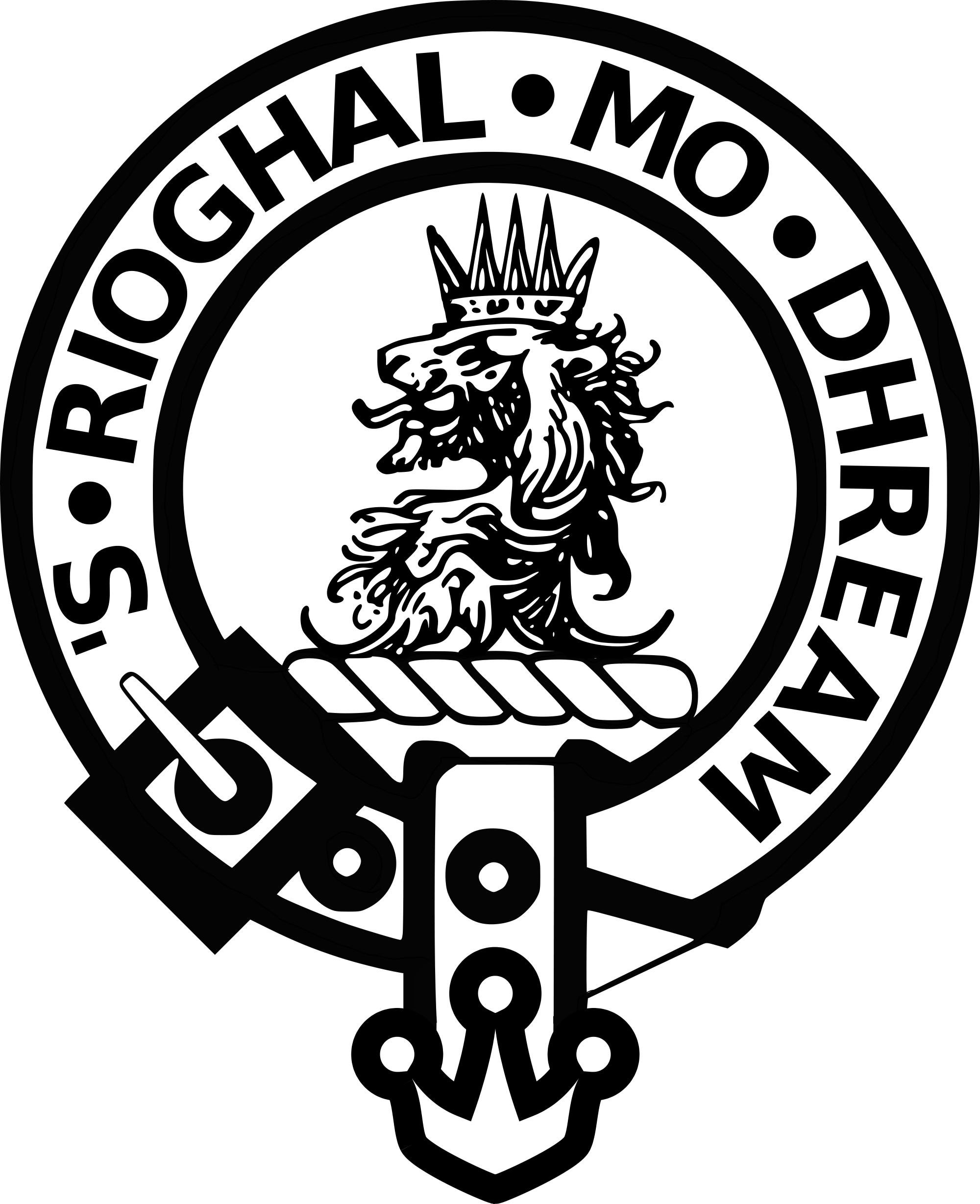 Https - //www - Google - Com/blank - Html - Macgregor Clan Crest (2000x2457), Png Download