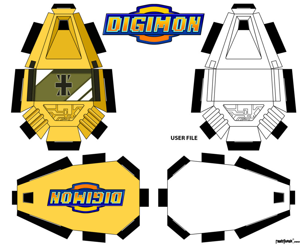 Digicrest 2012 Ver Reliability User Blank By Randyfivesix - Imagenes De Cubeecraft De Digimon Greymon (1000x800), Png Download