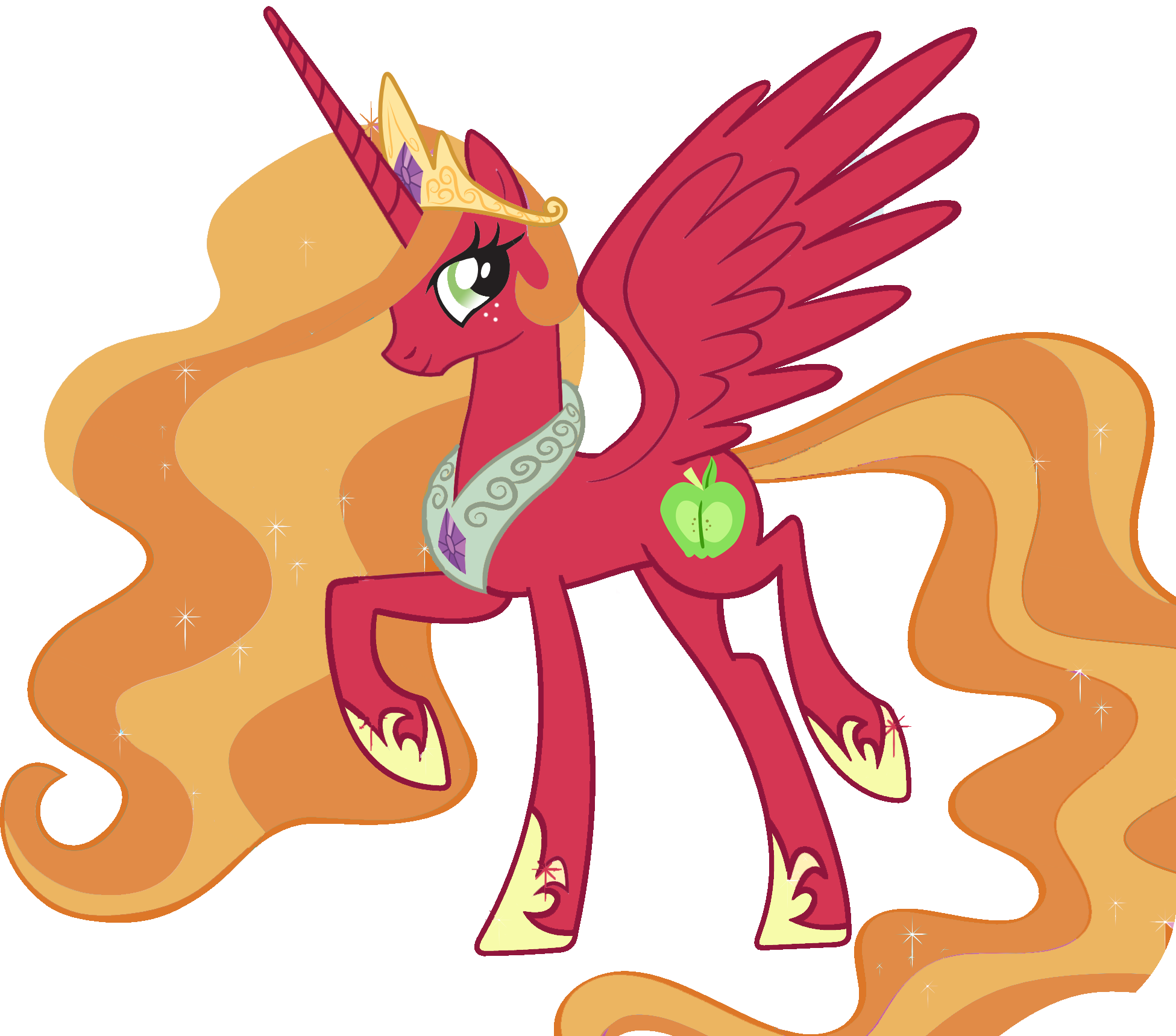 Big Macintosh Celestia Genderswap Photoshop Princess - Pony Big Macintosh (1951x1719), Png Download