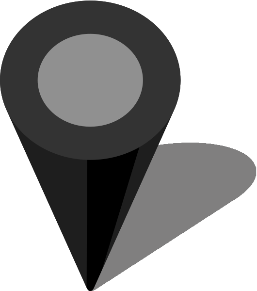 Download Simple Location Map Pin Icon Gray Map Pin Png Full Size