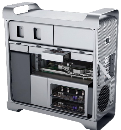 Inside Old Mac Pro - Old Mac Pro Inside (415x419), Png Download
