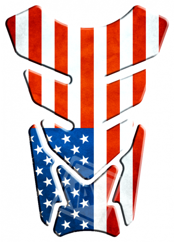 Adesivo Protetor De Tanque Bandeira Estados Unidos - Adesivos De Bandeiras No Paralama De Moto (800x800), Png Download