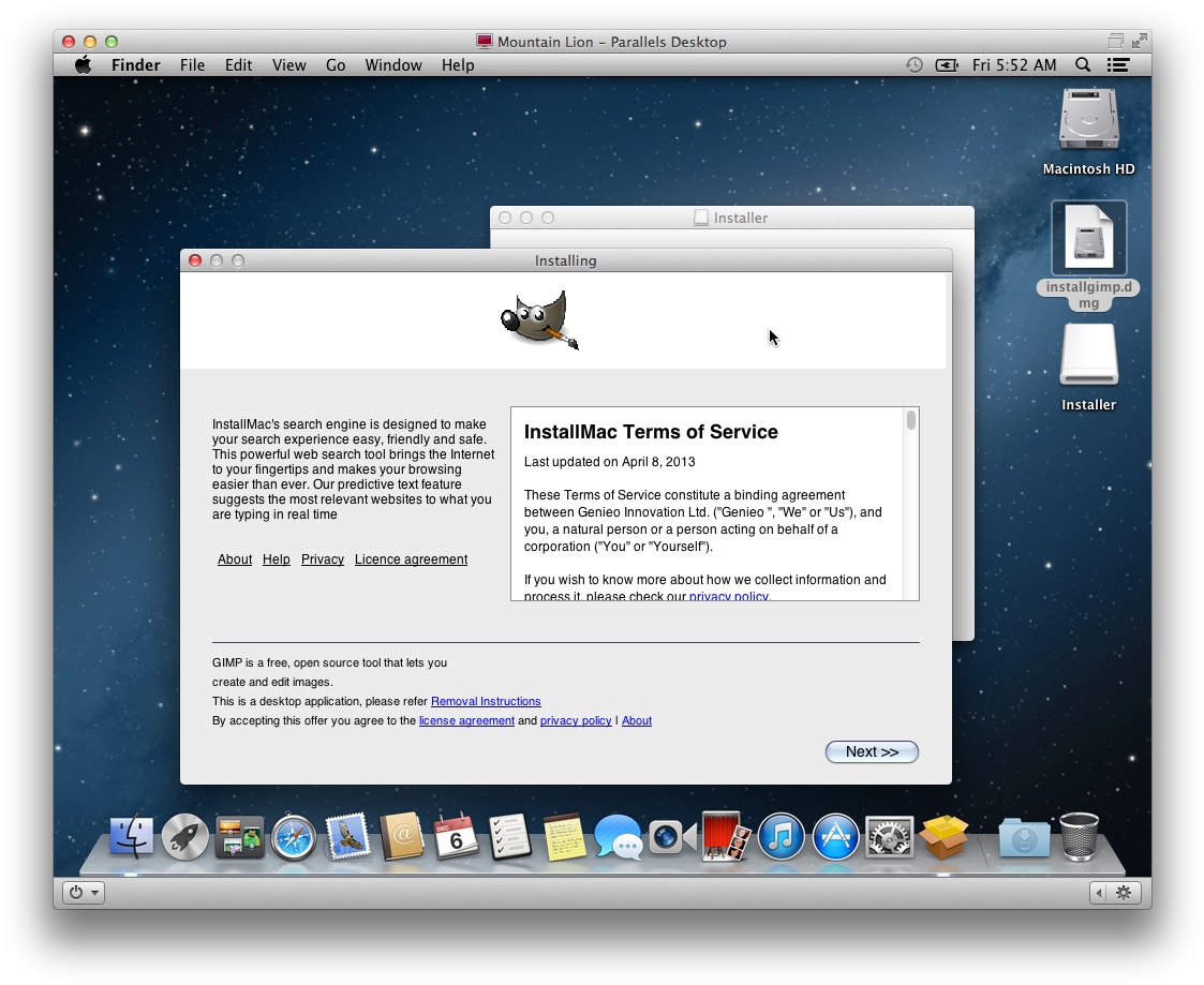 Installmac Tos - Parallels Desktop For Mac - Version 8 (1138x934), Png Download