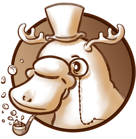 Platymoose - Chibi (469x480), Png Download