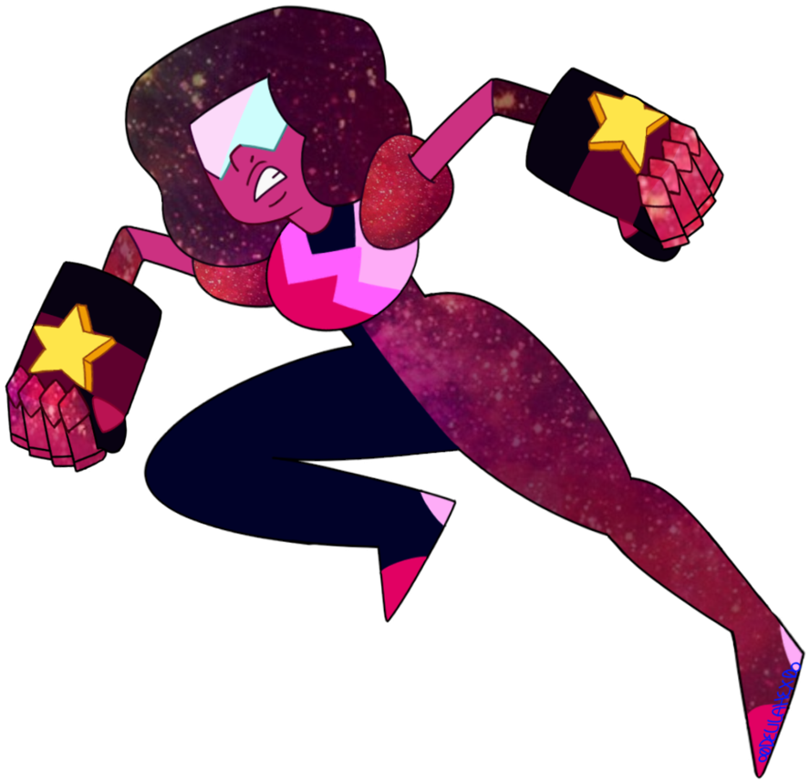 9 Kbytes, Selected - Steven Universe Garnet Fight Stance (894x894), Png Download