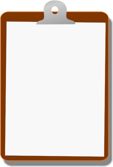 Clipboard 01 Clipart Png (424x600), Png Download