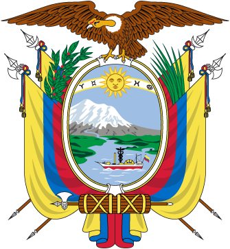 Detail - - Middle Of The Ecuador Flag (335x363), Png Download