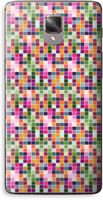 Colorful Mosaic Pattern - Mobile Phone Case (412x800), Png Download