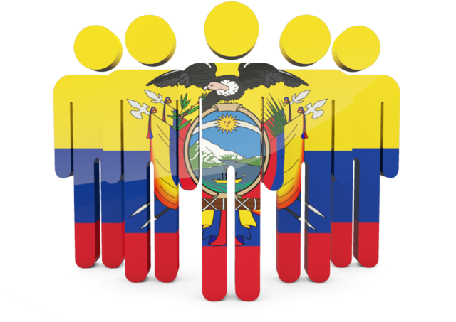 Illustration Of Flag Of Ecuador - Mexico Y Su Administracion (640x480), Png Download