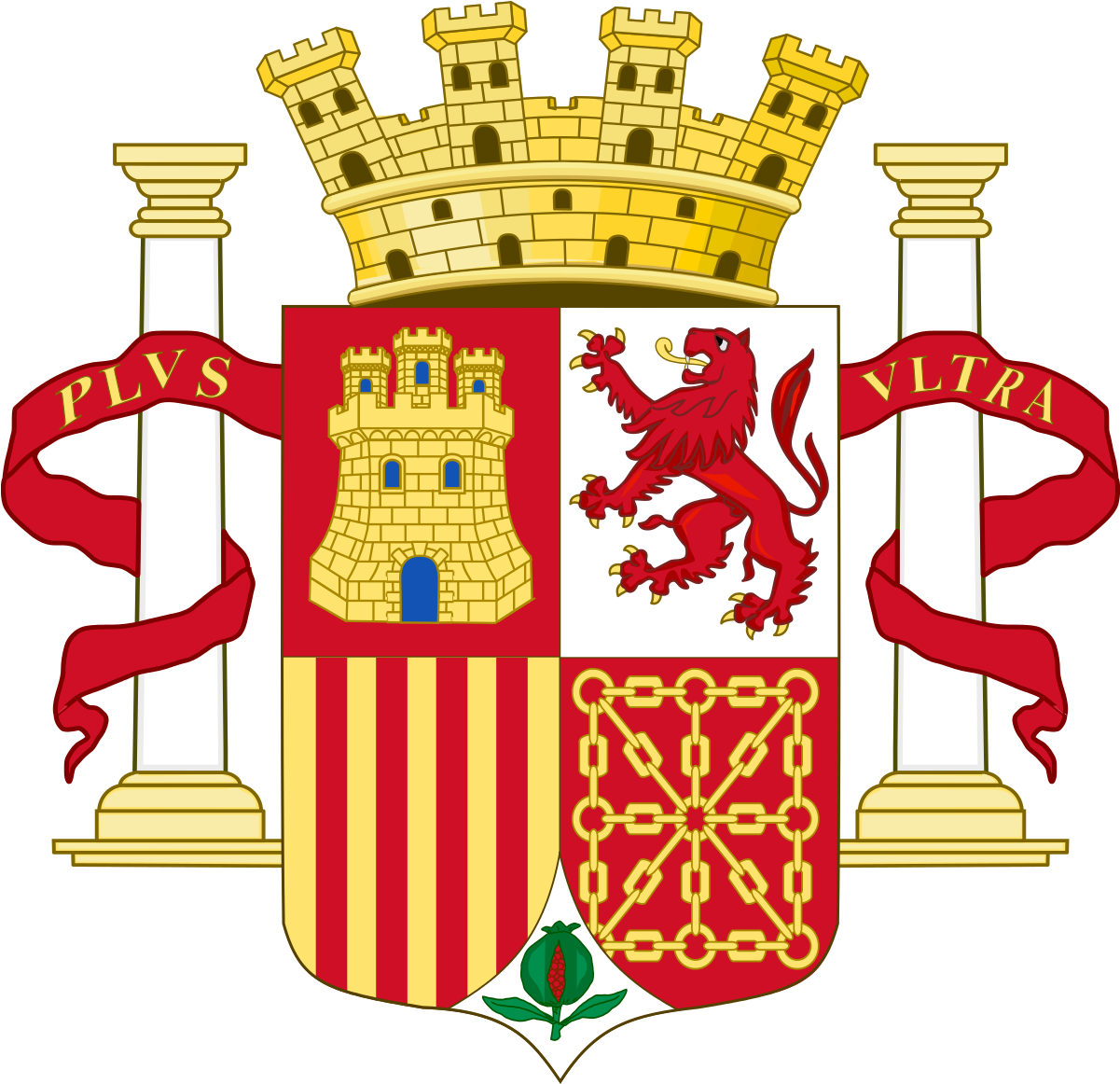 Graphic Free Library Coat Of Arms The Second Republic - Escudo Segunda Republica Española (1200x1173), Png Download