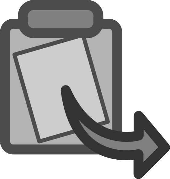 How To Set Use Clipboard Clipart (564x593), Png Download