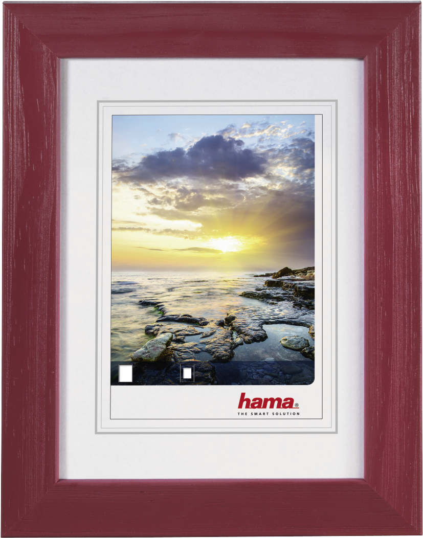 "bahia" Wooden Frame, Garnet Red, 13 X 18 Cm - Holzrahmen Bahia, Wenge, 13 X 18 Cm (1100x1100), Png Download