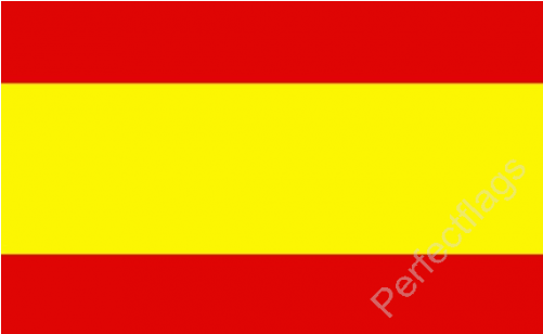 Spain Federal No Crest Flag - Flagge Lemmer (500x500), Png Download