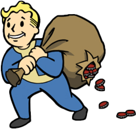 Fallout 3 Vault Boy Png Vector Library Download - You Run Barter Town (480x480), Png Download