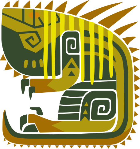 Great Jagras Fanon Icon - Monster Hunter Icon Of Monsters (456x487), Png Download