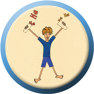 With A Smile, I Approached The Older Gentleman Behind - Cartoon (400x399), Png Download