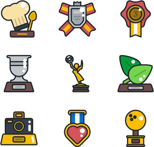 Award Packs Vector Svg Psd Eps - Award Icons (600x564), Png Download