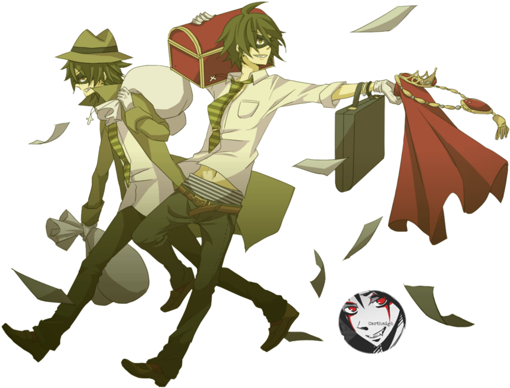 Htf Shifty And Lifty Render By Carthaigh-d5ycjmp - Happy Tree Friends Anime Version (1019x784), Png Download