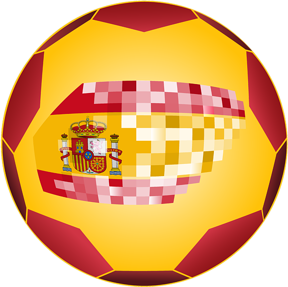 Click And Drag To Re-position The Image, If Desired - Spain Flag (600x602), Png Download