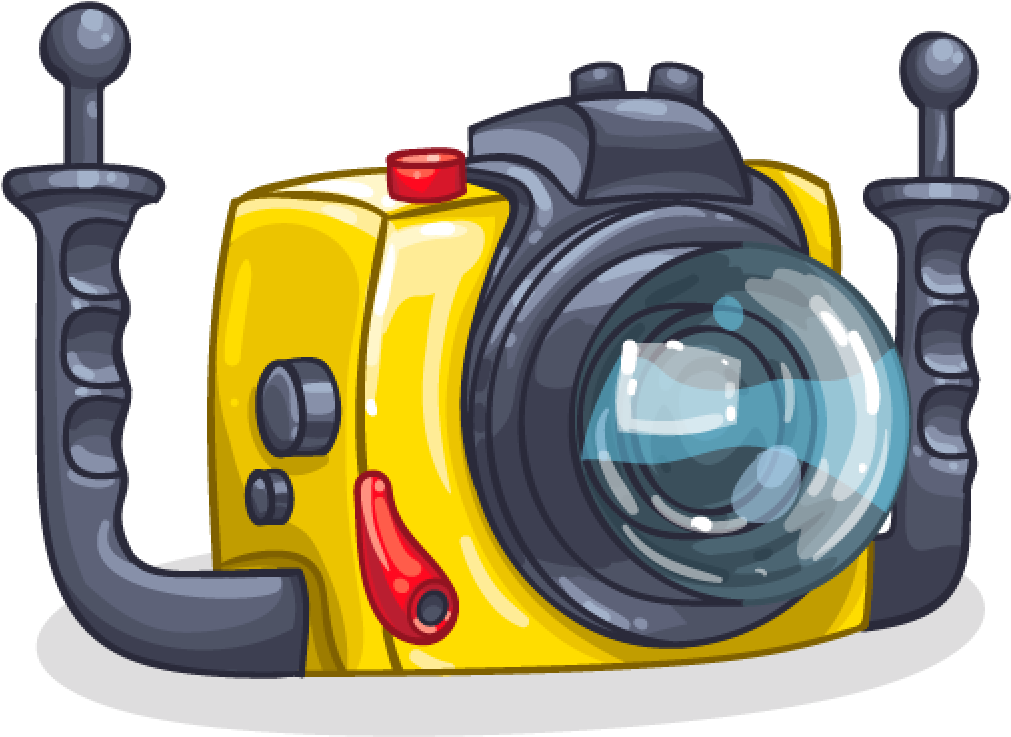 Underwater Camera - Underwater Camera Clipart (1024x1024), Png Download