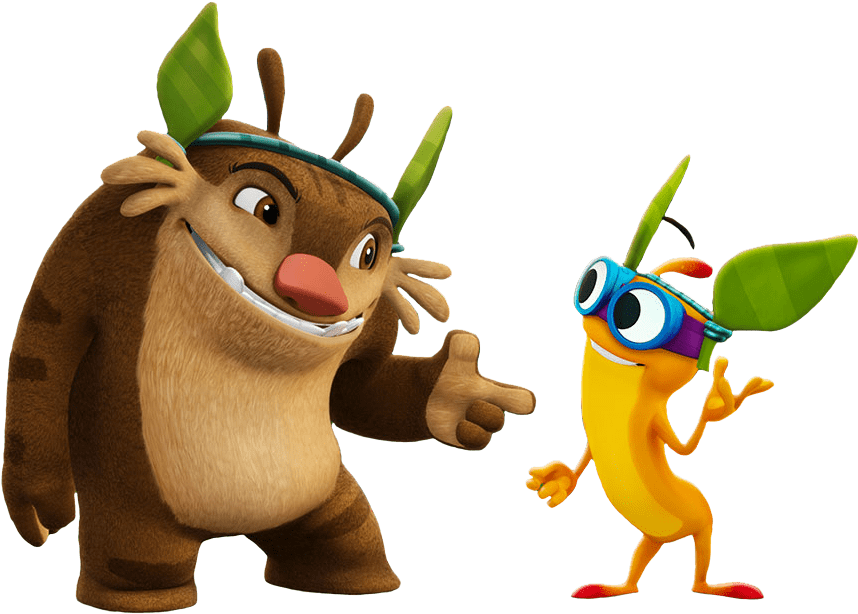 Download - Kate And Mim Mim Characters (896x640), Png Download