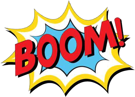 Imagenes Cumpleaños Pop Art Boom - Imagens De Boom Em Png (481x347), Png Download