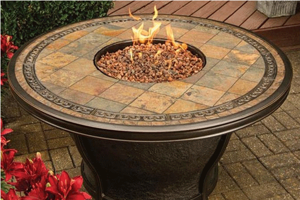 Related Products - Agio 48" Round Tempe Fire Pit Table (600x600), Png Download