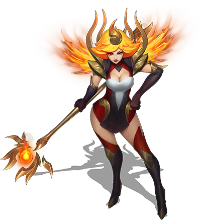 Elementalist Lux Fire Concept - League Of Legends Boots Lux (406x437), Png Download