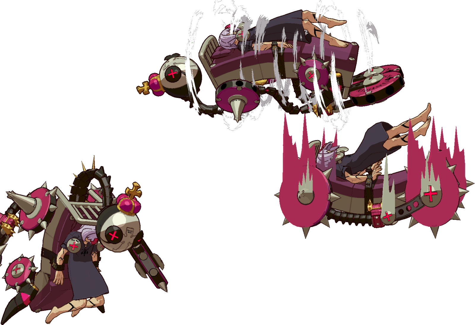 1600px-ggxrd Bedman - Illustration (1600x1098), Png Download