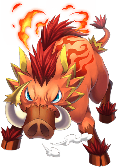Strike Boar Of Fire Transparent - Transparency (480x640), Png Download