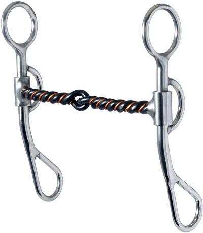 Buy The Argentine Sweet Sour Bit, By Reinsman, Twist - Reinsman Stage C All Around Snaffle Wit Copper Roller (435x470), Png Download