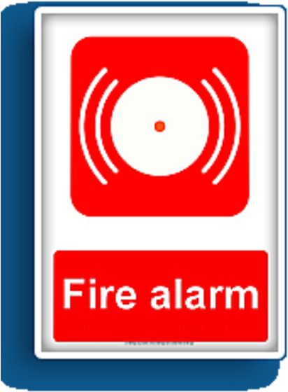 Fire Alarm Free Clipart - Fire Alarm Vector Icon (455x600), Png Download