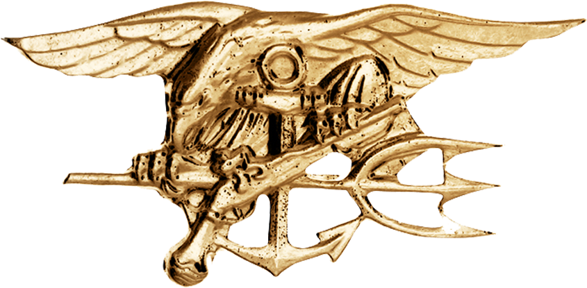 Seal Trident Png - Navy Seals (1184x608), Png Download