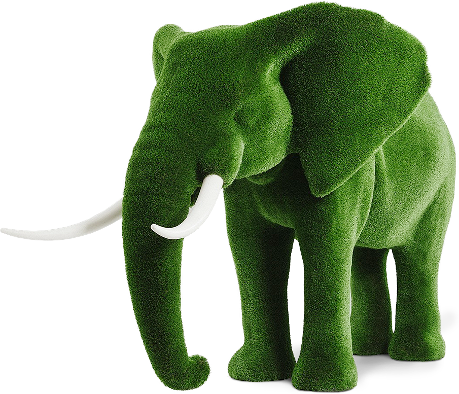 By Click The Button I Give My Consent To The Processing - Elephant Topiary Png (905x777), Png Download