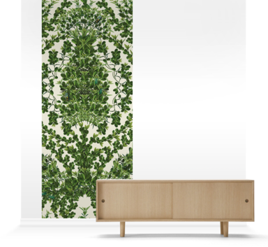 Accent Murals Of Topiary By Michael Angove - Mural (384x353), Png Download