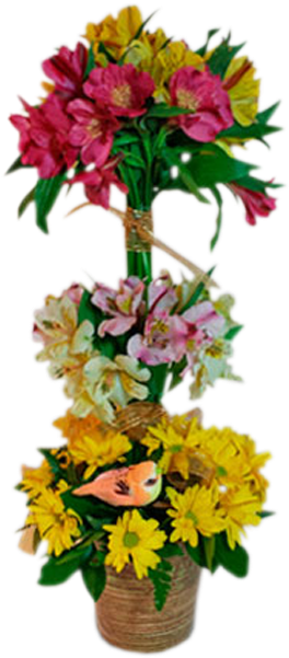Double Topiary - Bouquet (600x600), Png Download