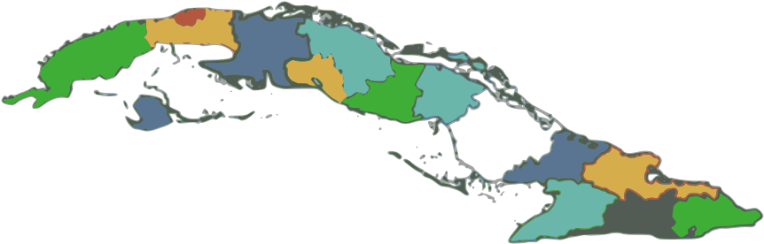 This Free Clipart Png Design Of Cuba Provincias Clipart (900x289), Png Download