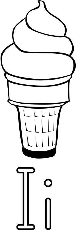 Ice Cream Black And White Ice Cream Clip Art - Ice Cream Cone Clipart (800x800), Png Download