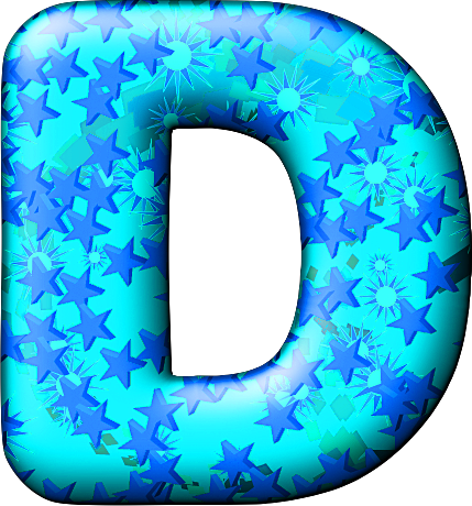 Lettering Clipart Balloon Letter - Cool Letter D (429x460), Png Download