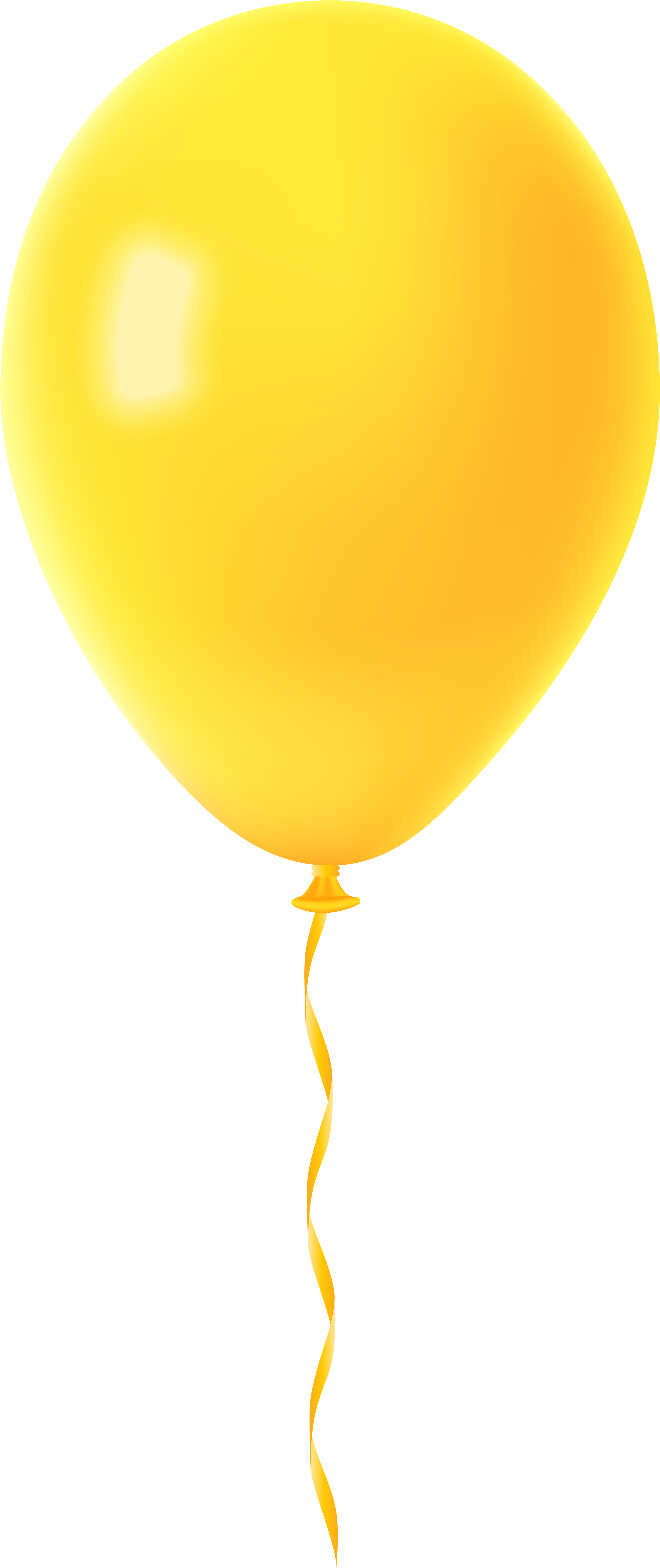 Clipart Black And White Balloon Transparent Png Clip - Portable Network Graphics (3425x8000), Png Download