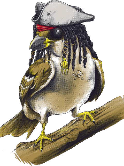 *imagem De Simulação Meramente Ilustrativa - Гангста Воробей (480x640), Png Download