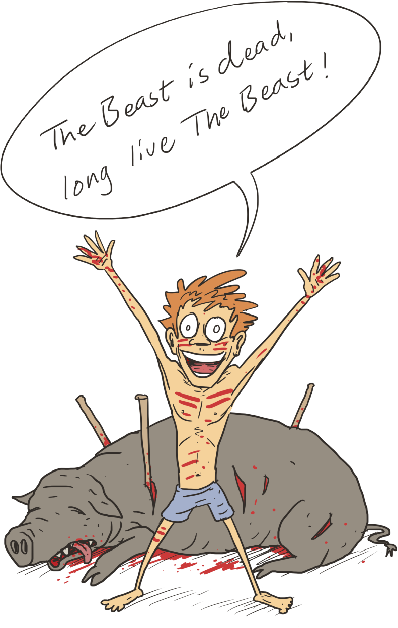 Svg Freeuse Download Flying Drawing Lord The Fly - Transparent Lord Of The Flies (791x1248), Png Download