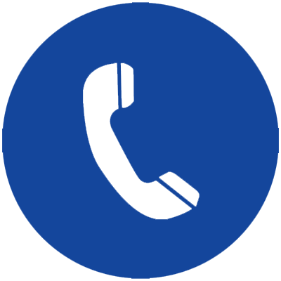 Rubb Usa - Blue Telephone Icon Png (400x400), Png Download